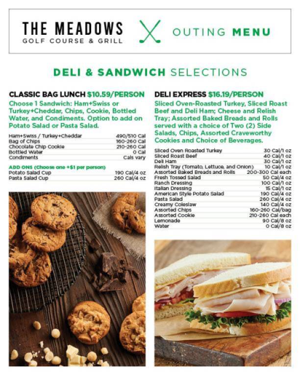 Outing Menu